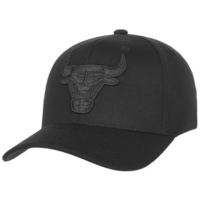 NBA BLK BLK Logo Bulls Cap by Mitchell & Ness - 39,95 €