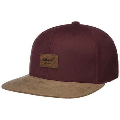 Suede 6 Panel Classic Snapback Cap by Reell - 29,95 €
